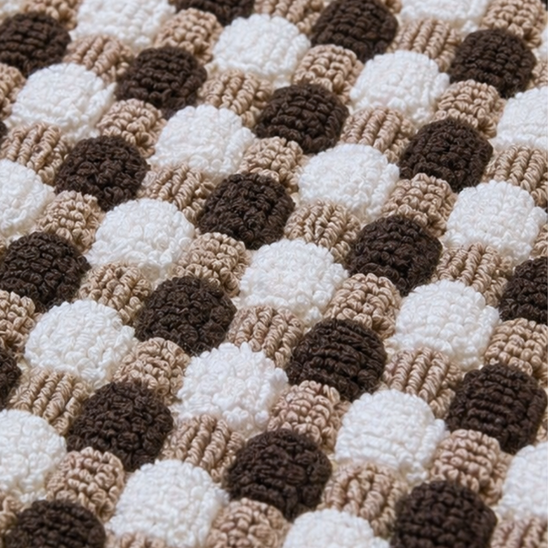 Iona Cotton Bath Mat 80x190 cm White