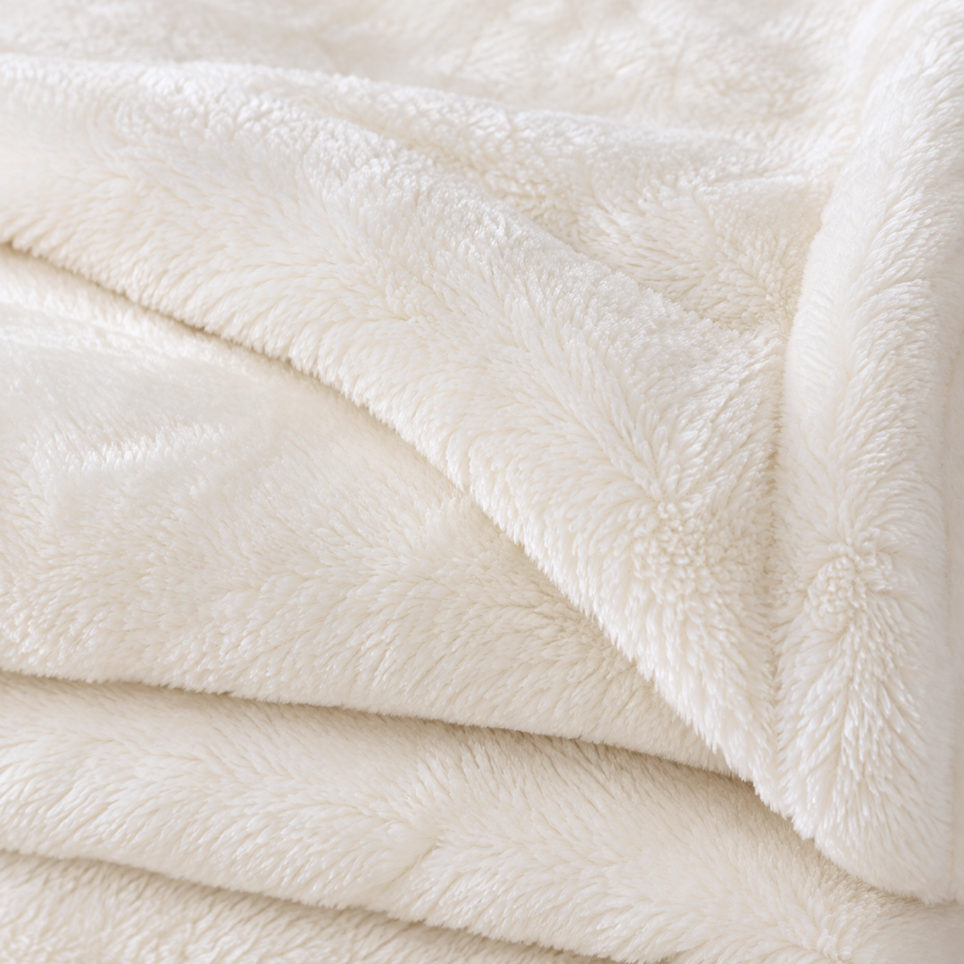 Perugia Single Wellsoft Blanket 160x200 cm Ecru