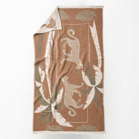 Coral Throw Muslin Cotton Loincloth Red 90x200 cm