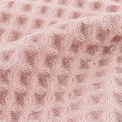Waffle 100% Cotton Bath Towel 80x160 Powder