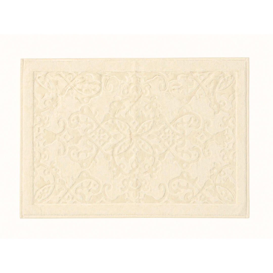 Iona Cotton Bath Mat 80x190 cm White