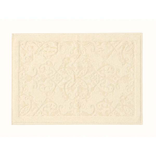 Iona Cotton Bath Mat 80x190 cm White