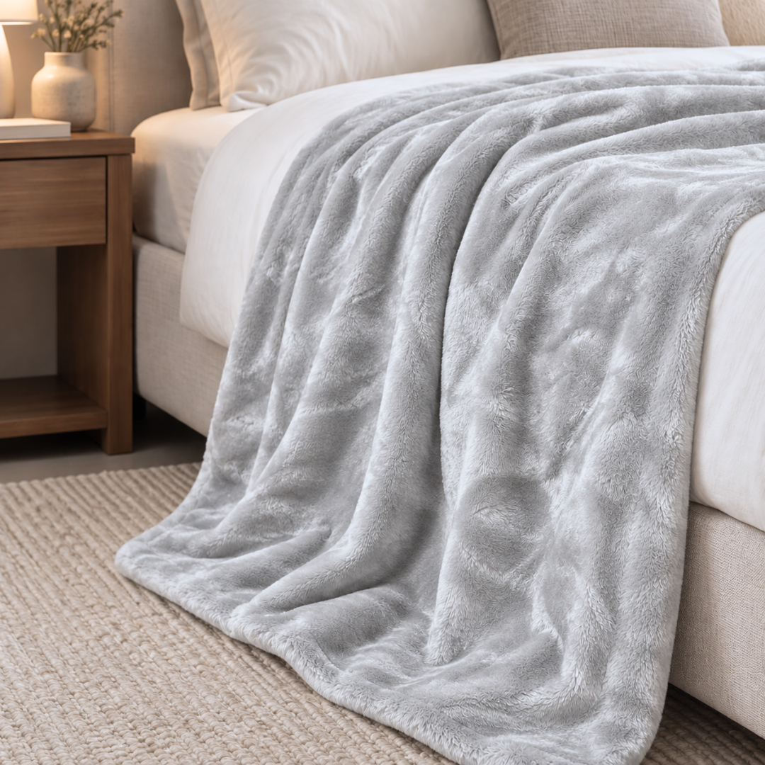 Perugia Single Wellsoft Blanket 160x200 cm Gray