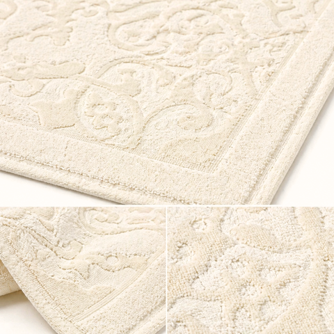 Iona Cotton Bath Mat 80x190 cm White