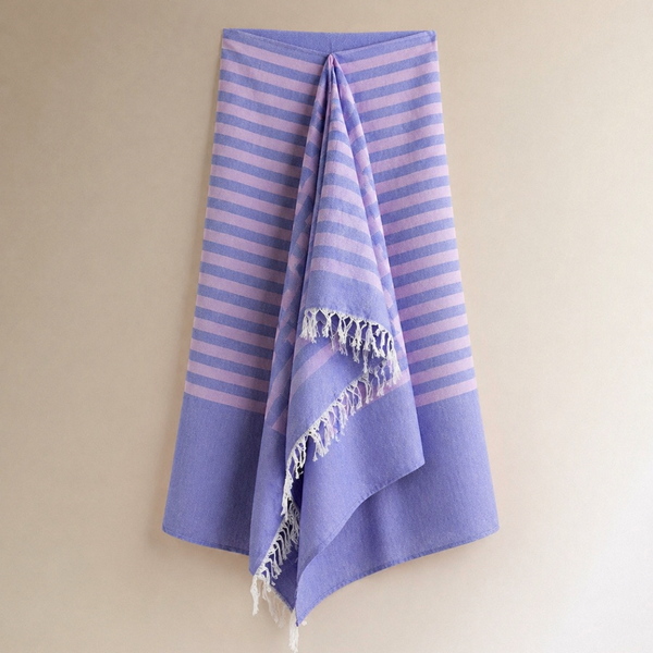 Rainbow Stripe Cotton Pareo