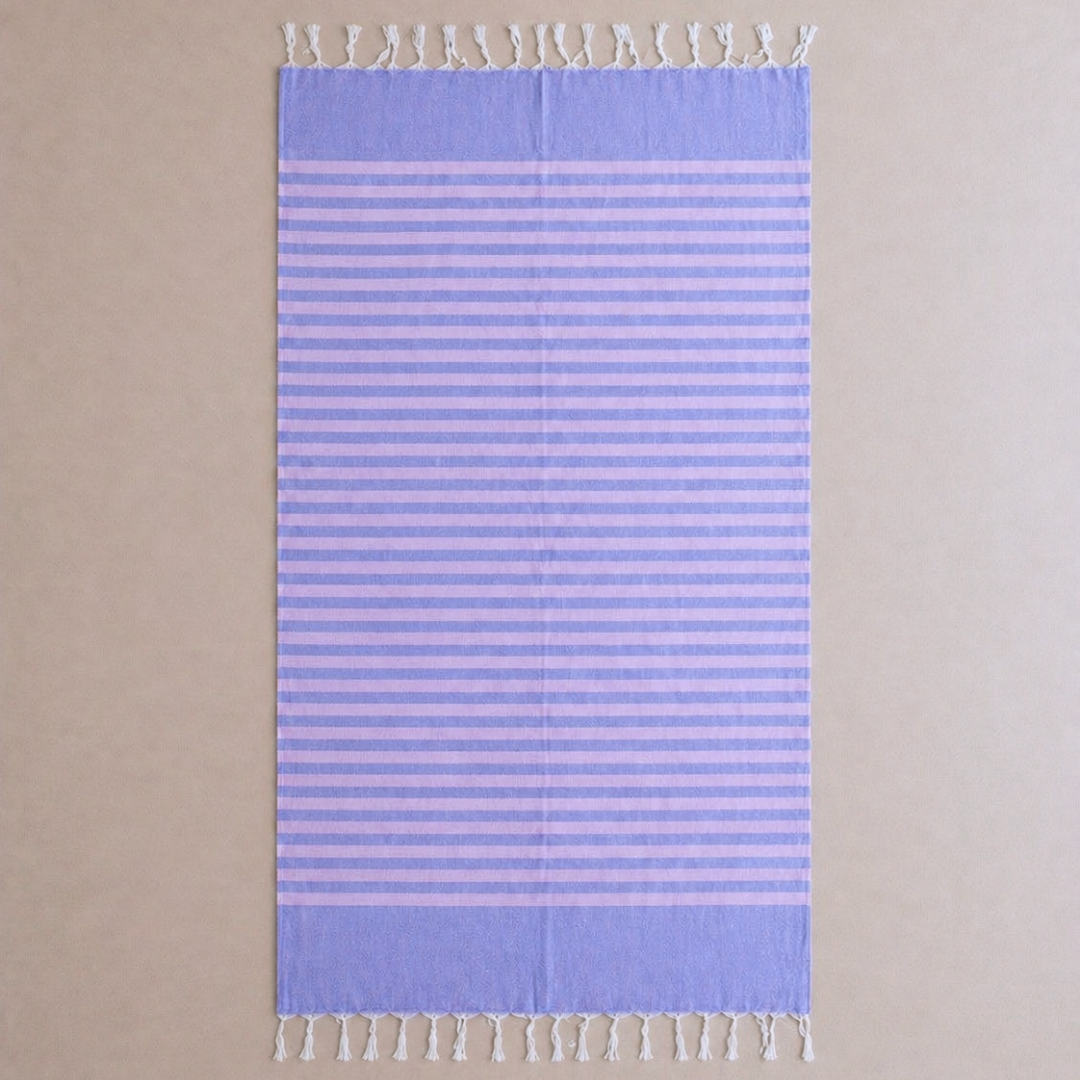Rainbow Stripe Cotton Pareo