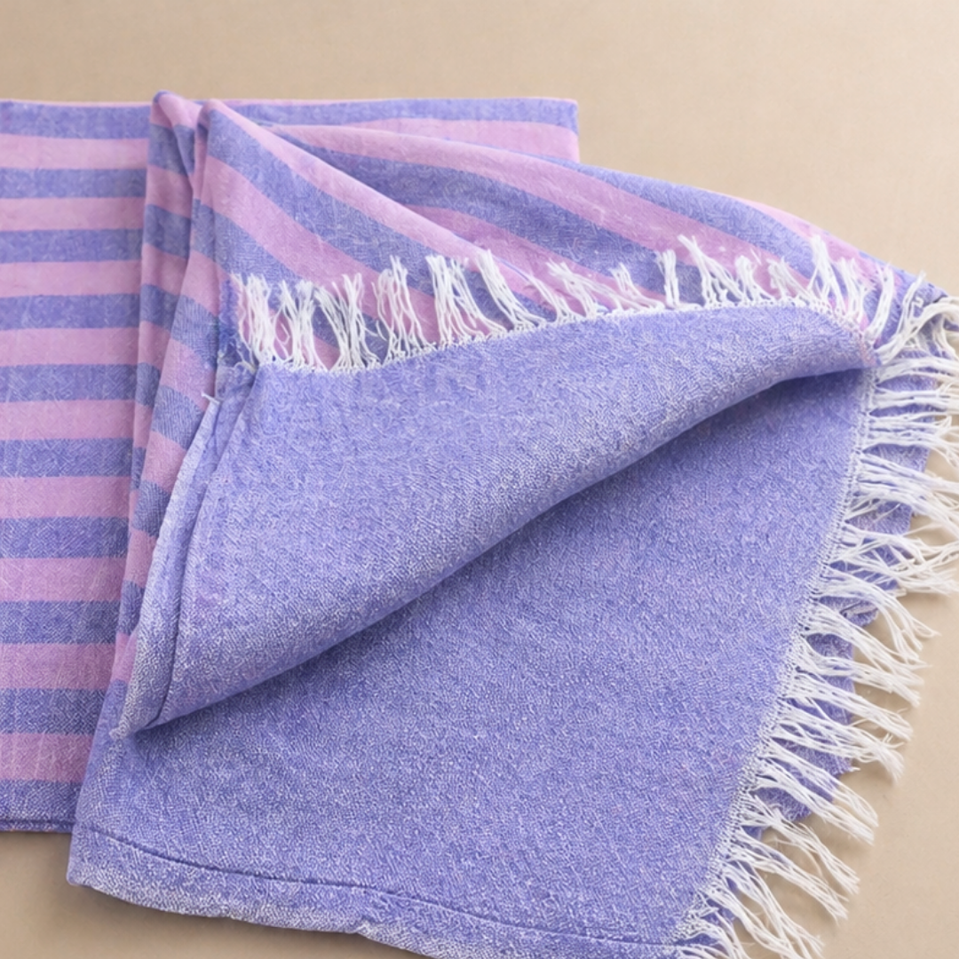 Rainbow Stripe Cotton Pareo