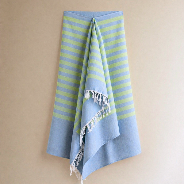 Rainbow Stripe Cotton Pareo