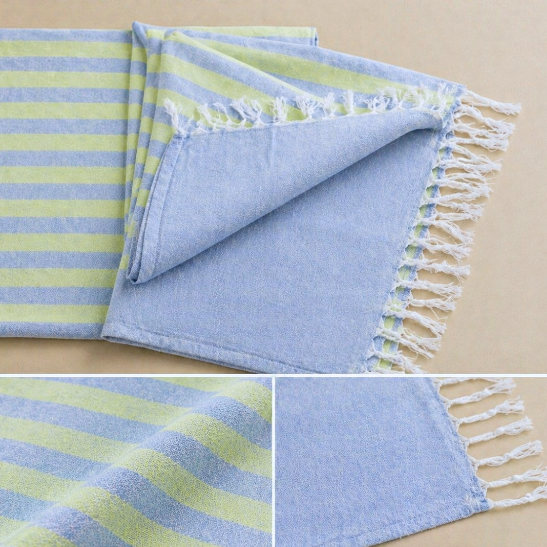 Rainbow Stripe Cotton Pareo