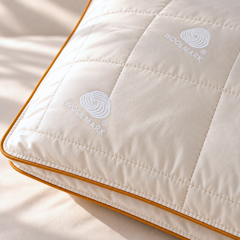 Woolmark %100 Doğal Yün Yastık 50x70 cm Beyaz