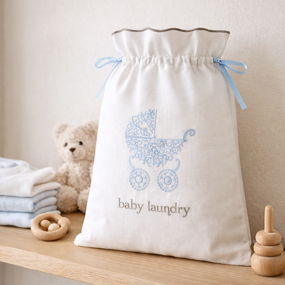 Cotton Laundry Bag Orange