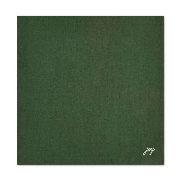 Genoa Woven Linen Stain Resistant Napkin Gray (Pack of 2)