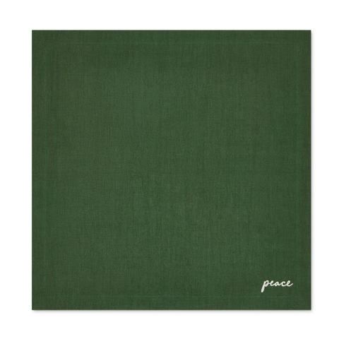 Genoa Woven Linen Stain Resistant Napkin Gray (Pack of 2)