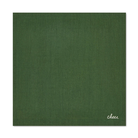 Genoa Woven Linen Stain Resistant Napkin Gray (Pack of 2)