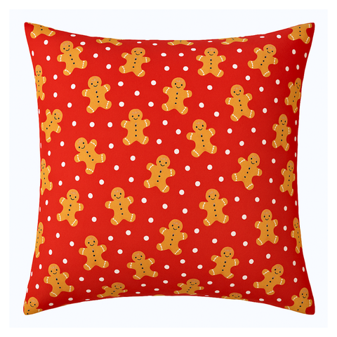 Gingerman Pamuk Kırlent Kılıfı