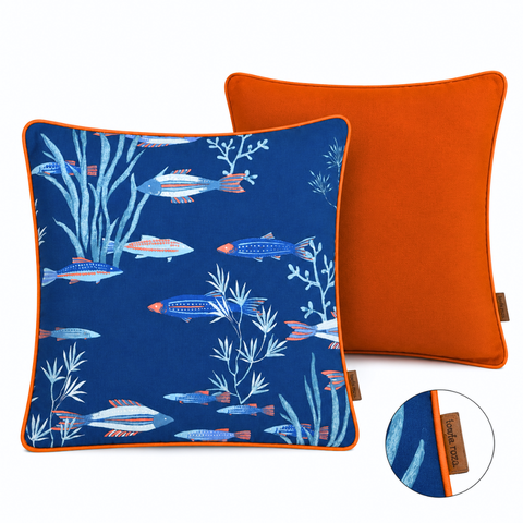 Coastal Premium Pamuk Kırlent Kılıfı 45x45 cm