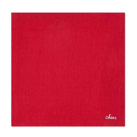 Genoa Woven Linen Stain Resistant Napkin Gray (Pack of 2)