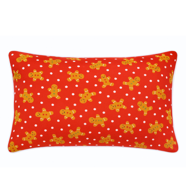 Gingerman Pamuk Kırlent Kılıfı