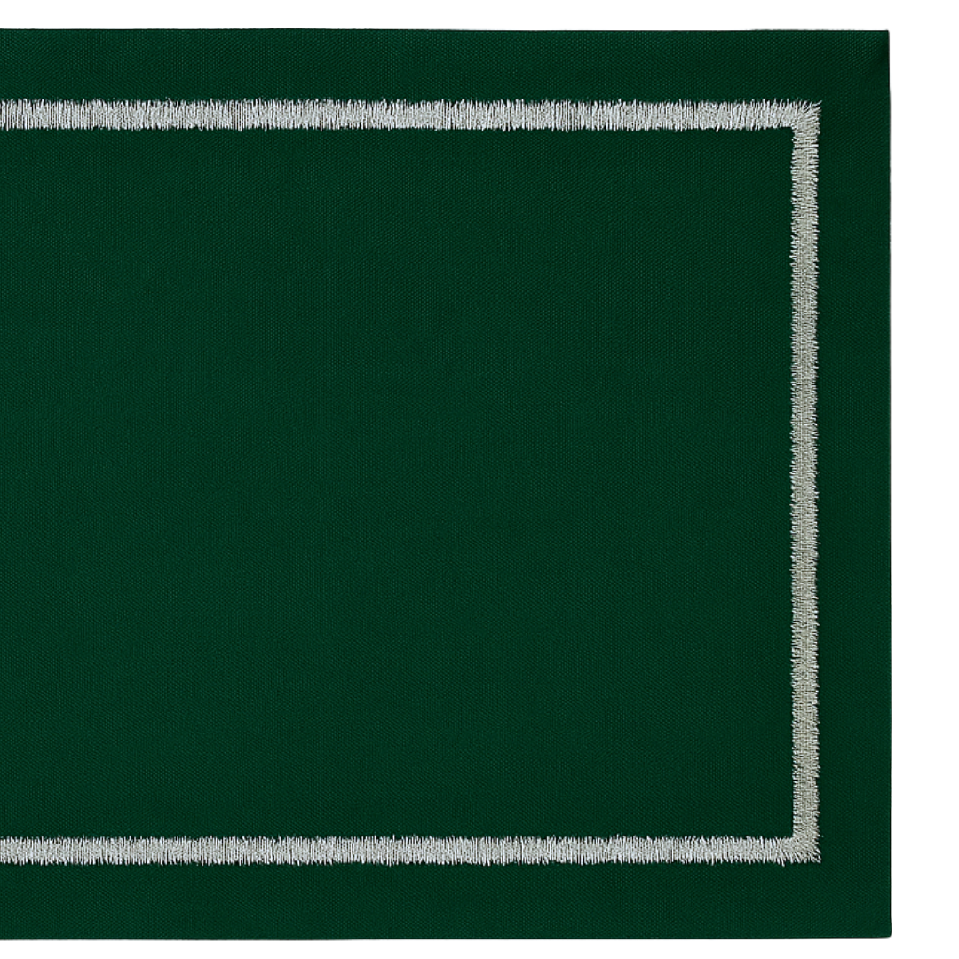 Genoa Woven Linen Stain Resistant Napkin Gray (Pack of 2)