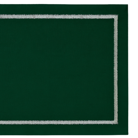 Genoa Woven Linen Stain Resistant Napkin Gray (Pack of 2)