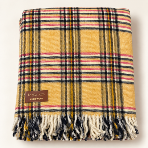 Woolmark Double Pure Wool Blanket Claret Red