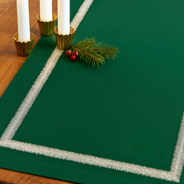 Genoa Woven Linen Stain Resistant Napkin Gray (Pack of 2)