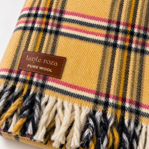 Woolmark Double Pure Wool Blanket Claret Red