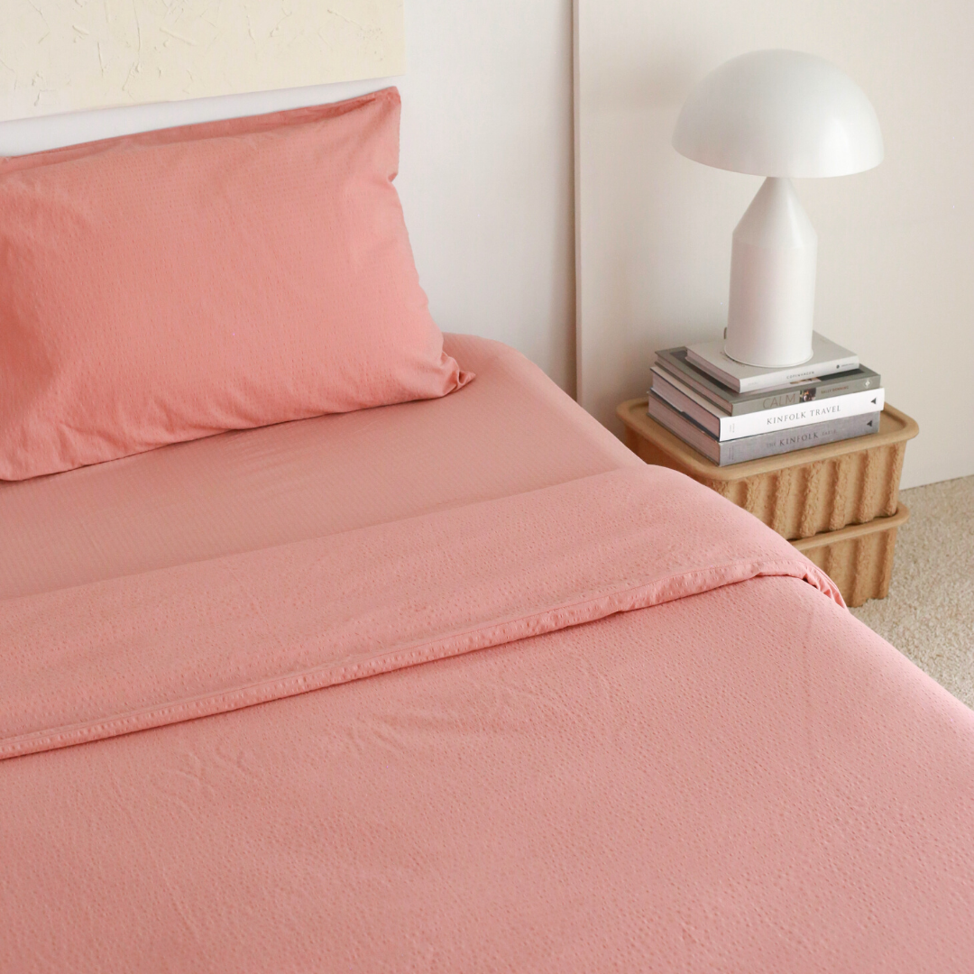 Gofre Woven 100% Cotton Double Duvet Cover Set 200x220 cm