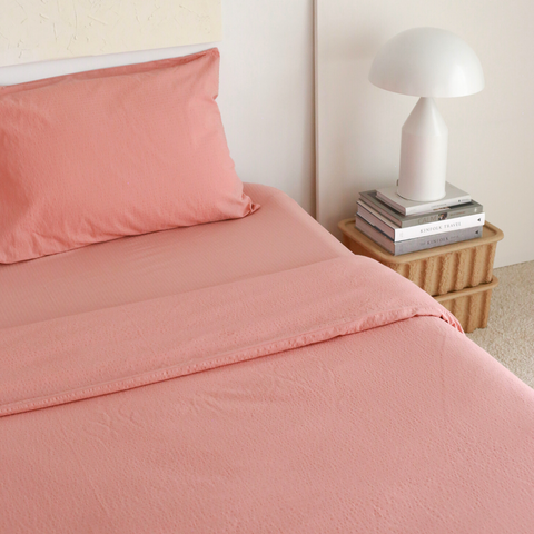 Gofre Woven 100% Cotton Double Duvet Cover Set 200x220 cm