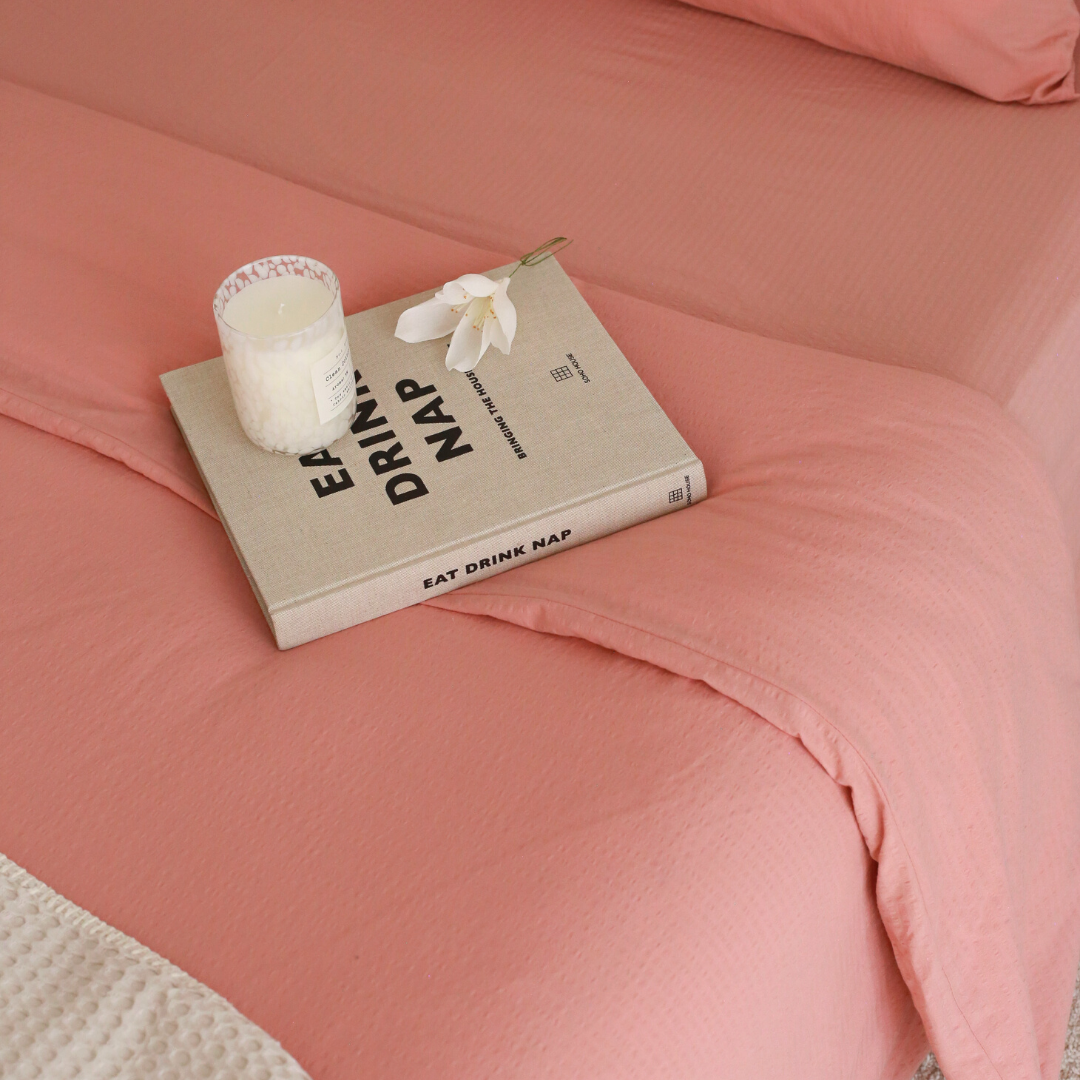 Gofre Woven 100% Cotton Double Duvet Cover Set 200x220 cm