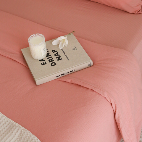 Gofre Woven 100% Cotton Double Duvet Cover Set 200x220 cm