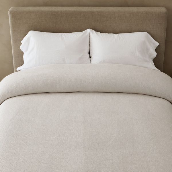 Allure Muslin Cotton Single Duvet Cover 160x220 cm Light Brown