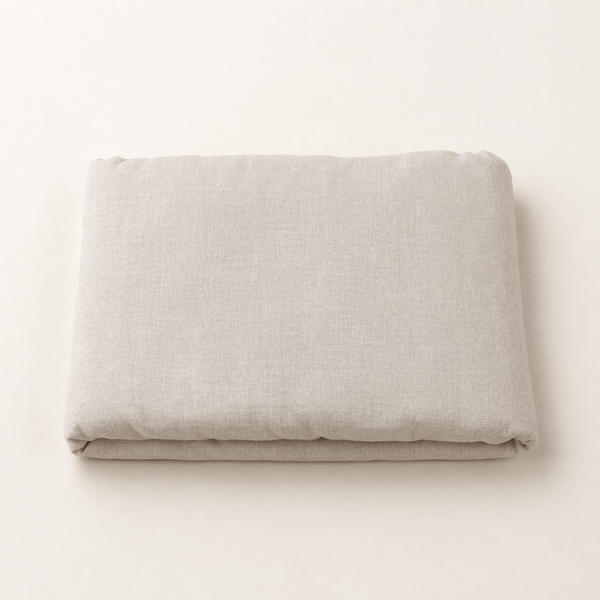 Allure Muslin Cotton Single Duvet Cover 160x220 cm Light Brown