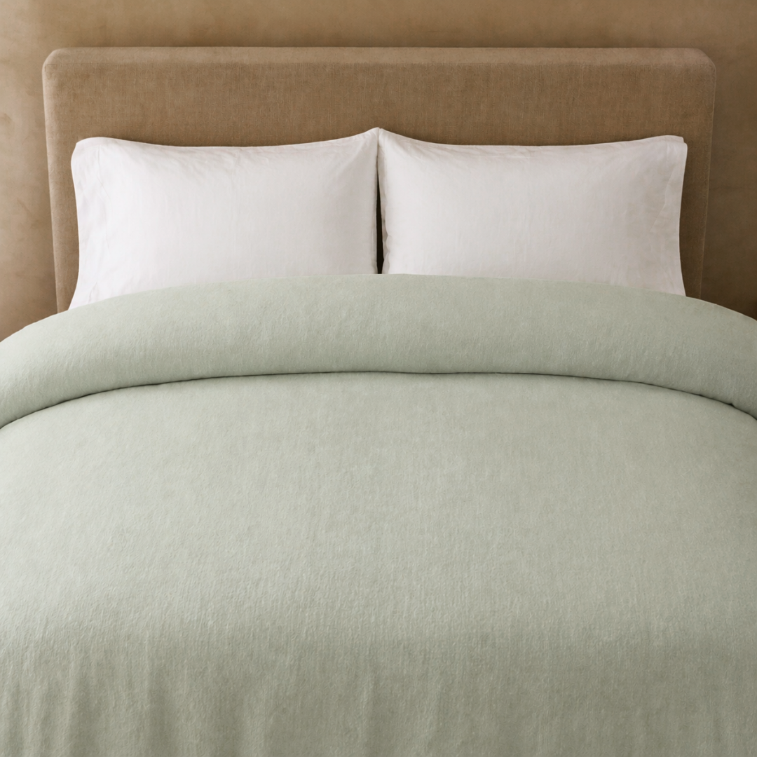Allure Muslin Cotton Single Duvet Cover 160x220 cm Light Brown