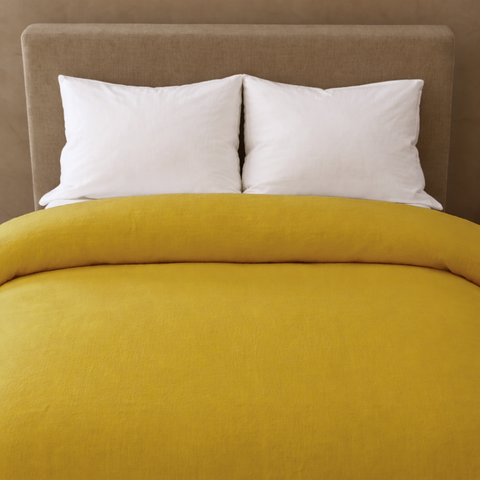 Allure Muslin Cotton Single Duvet Cover 160x220 cm Light Brown