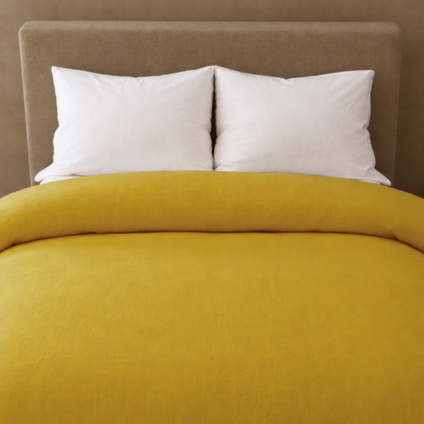 Allure Muslin Cotton Single Duvet Cover 160x220 cm Light Brown
