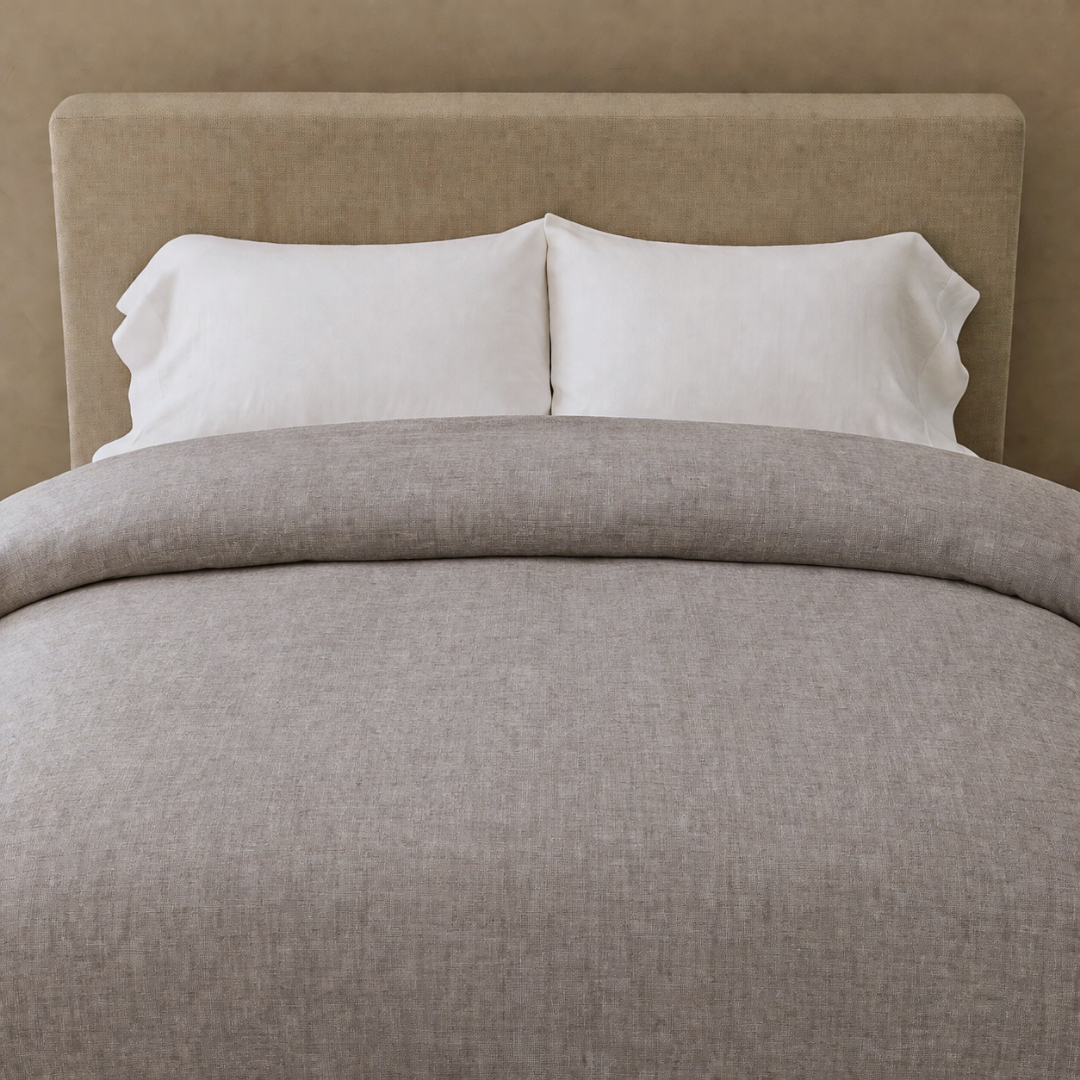 Allure Muslin Cotton Single Duvet Cover 160x220 cm Light Brown