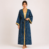 Cyra 100% Cotton Shawl Blue