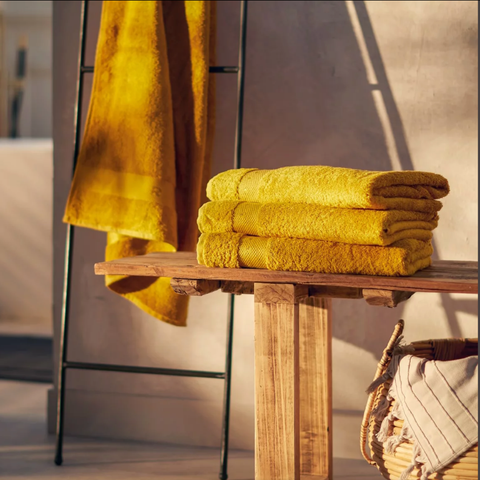 Ultra Soft Bamboo Bath Towel 70x140 cm Saffron