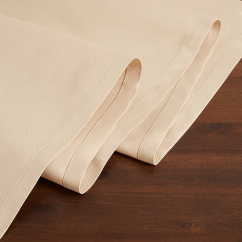 Genoa Woven Linen Stain Resistant Runner 50x150 cm Beige