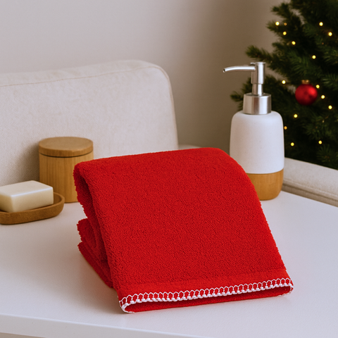 Armona Tasseled Peshkir Face Towel 50x100 cm Blue