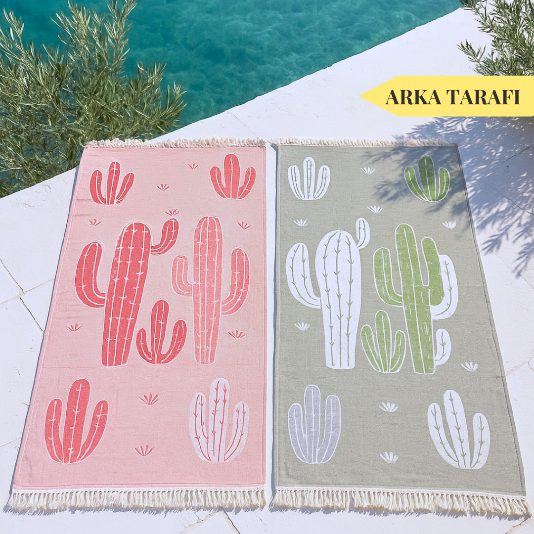 Coral Throw Muslin Cotton Loincloth Red 90x200 cm