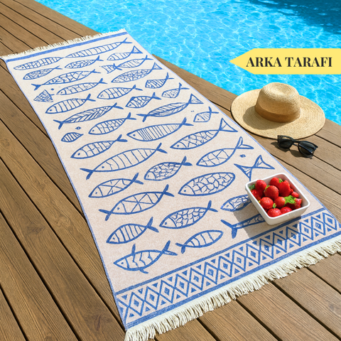 Coral Throw Muslin Cotton Loincloth Red 90x200 cm
