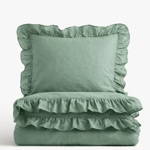 Carly Single 100% Cotton Plain Duvet Cover Set 160x220 cm Pink