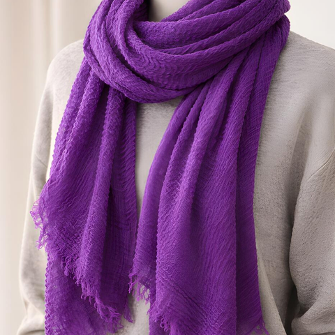 Cyra 100% Cotton Shawl Yellow