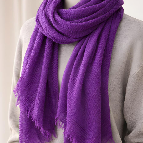 Cyra 100% Cotton Shawl Yellow