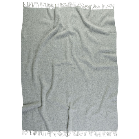 Woolmark Single Single Pure Wool Blanket Gray