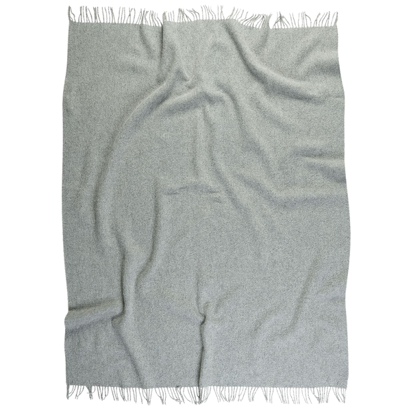 Woolmark Single Single Pure Wool Blanket Gray