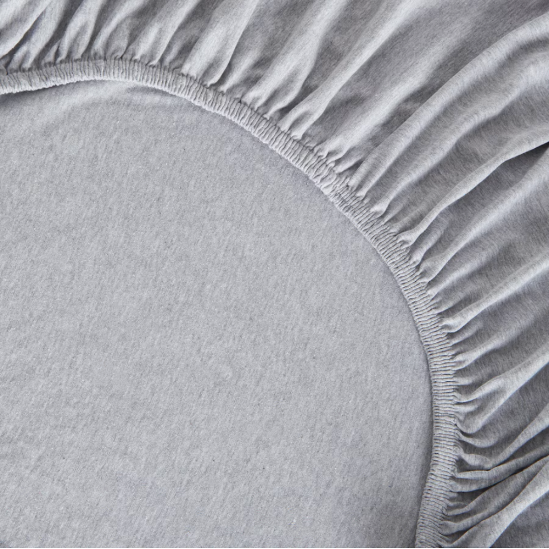 Double Elastic Bamboo Aloe Vera Bed Sheet 160x200 Gray