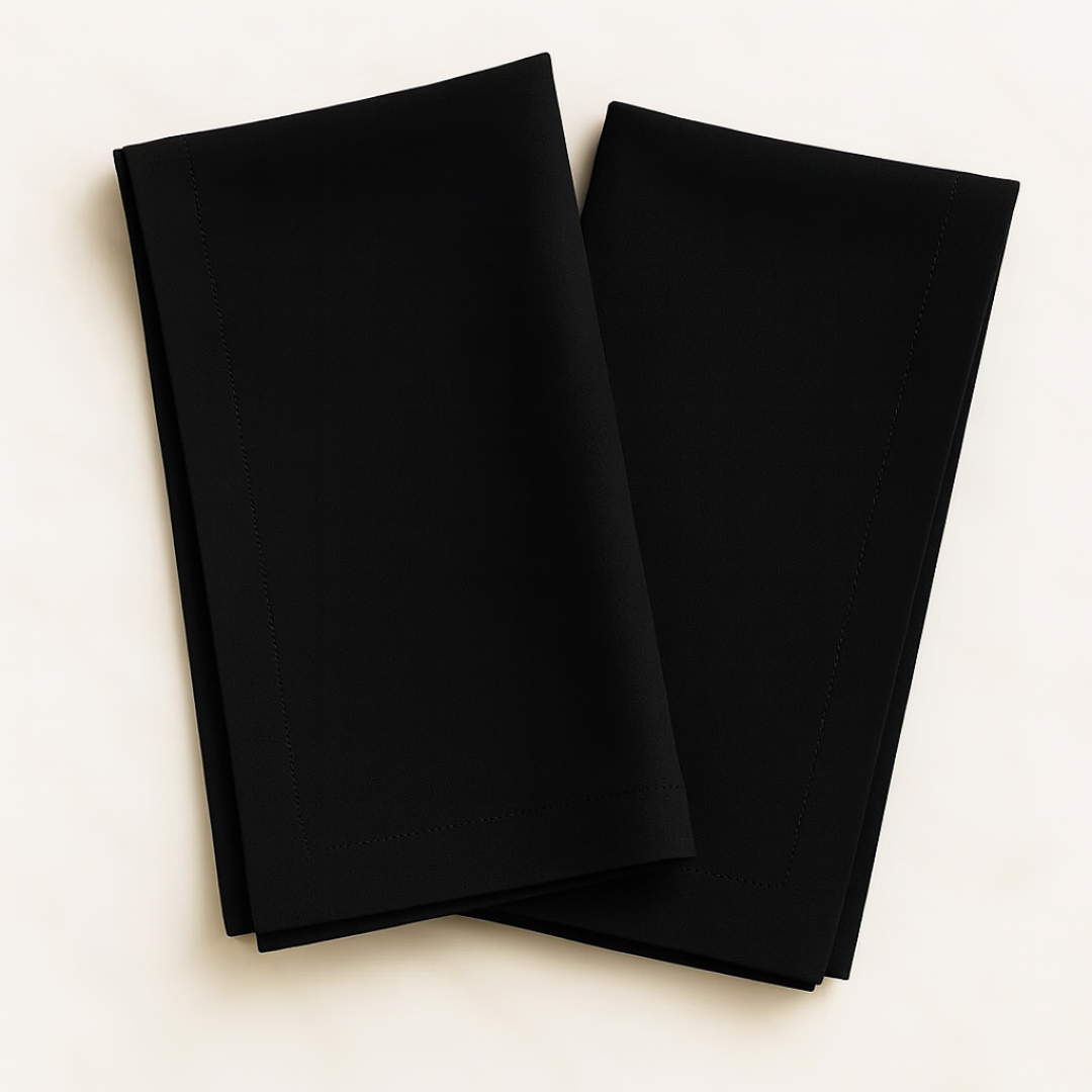 Genoa Woven Linen Stain Resistant Napkin Gray (Pack of 2)